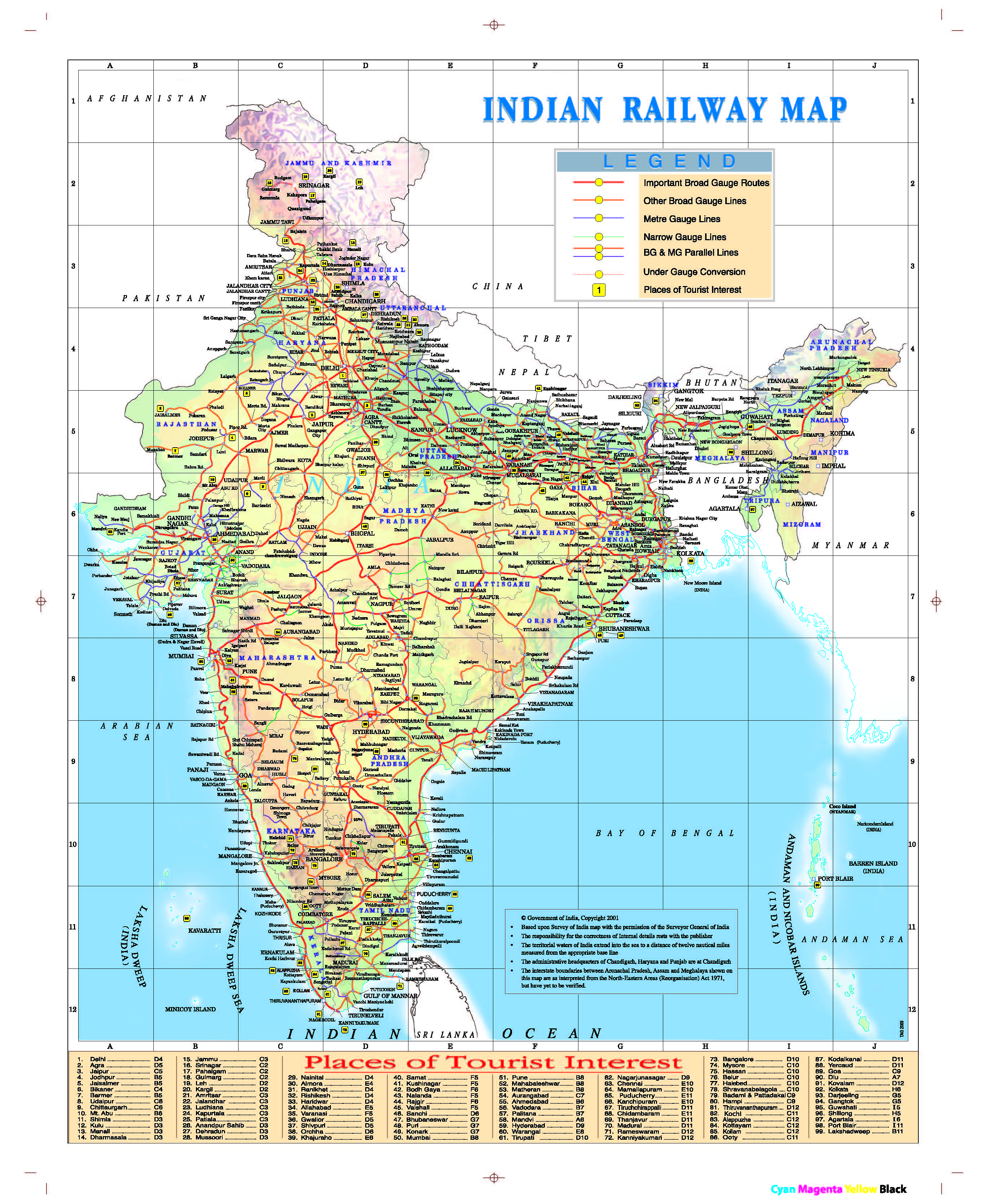 Indian Railways Fare Chart 2009